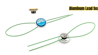 鉛シールでメーターを固定する