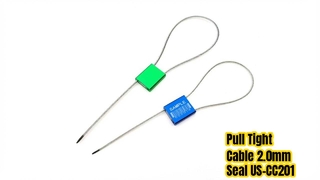 貨物の安全を確保 レーザー印刷されたアルミニウム シール