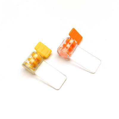 標識面 22.5*13 mm バーコード 電気メーター用のプラスチック式トウィストメーターシールタグ