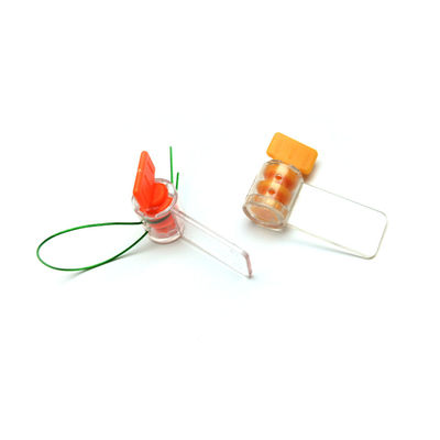 標識面 22.5*13 mm バーコード 電気メーター用のプラスチック式トウィストメーターシールタグ