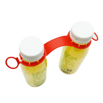 青 US-HDF36X42F プラスチックボトルクリップ キャリヤー プラスチックプロモハンドル 平均重量4.242g / pc