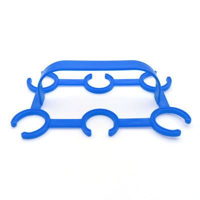 HDPE ハンドルシックスパックプラスチックボトルキャリア 27-28mmボトル直径アプリケーション