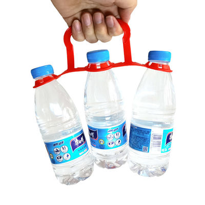 高張力ボトルバンドリングクリップ 1.5L 2L 3L プラスチックボトル パック 3 赤