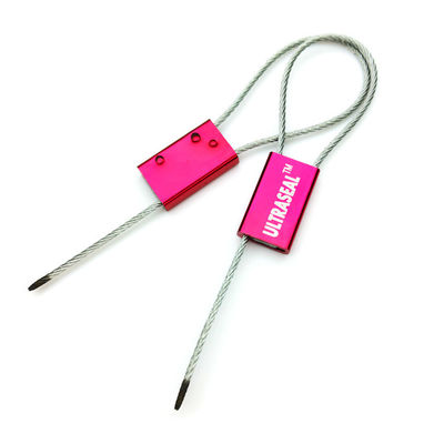 ストレートロックメカニズムを引っ張る 容器用ワイヤケーブルのためのミニケーブルセキュリティシール 1.8mm