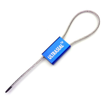 ストレートロックメカニズムを引っ張る 容器用ワイヤケーブルのためのミニケーブルセキュリティシール 1.8mm