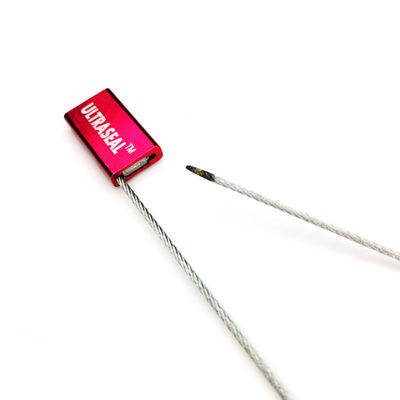 ストレートロックメカニズムを引っ張る 容器用ワイヤケーブルのためのミニケーブルセキュリティシール 1.8mm