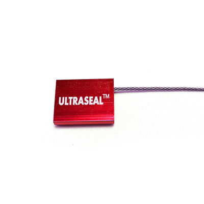 アルミ合金 1.5mm トラックコンテナドア レーザープリントのセキュリティケーブルシール