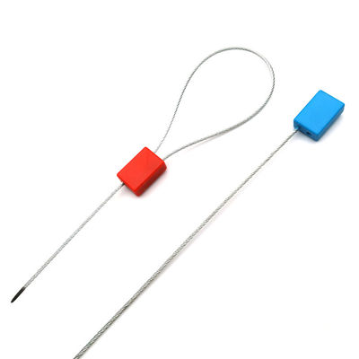 US-CC181C コンテナトラック セキュリティタグ 改変 プラスチックシール オレンジケーブル 直径1.8mm