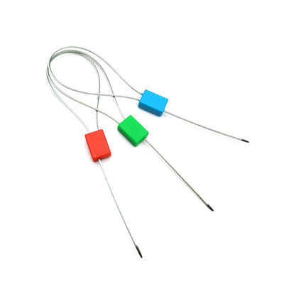 US-CC181C コンテナトラック セキュリティタグ 改変 プラスチックシール オレンジケーブル 直径1.8mm