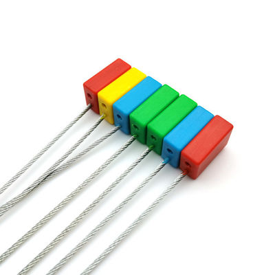 US-CC181C コンテナトラック セキュリティタグ 改変 プラスチックシール オレンジケーブル 直径1.8mm