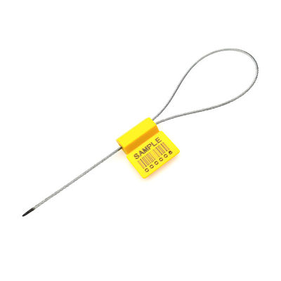 ABSで覆われた鋼鉄ワイヤータグでケーブルを保護する セキュリティロックシール 1.8mm