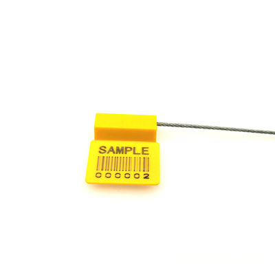 ABSで覆われた鋼鉄ワイヤータグでケーブルを保護する セキュリティロックシール 1.8mm