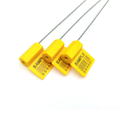 ABSで覆われた鋼鉄ワイヤータグでケーブルを保護する セキュリティロックシール 1.8mm