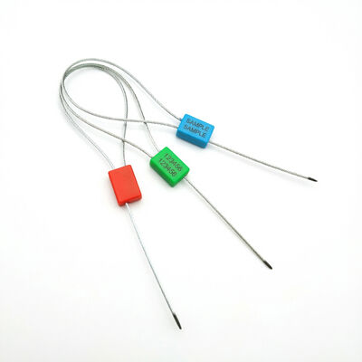 US-CC181C コンテナトラック セキュリティタグ 改変 プラスチックシール オレンジケーブル 直径1.8mm
