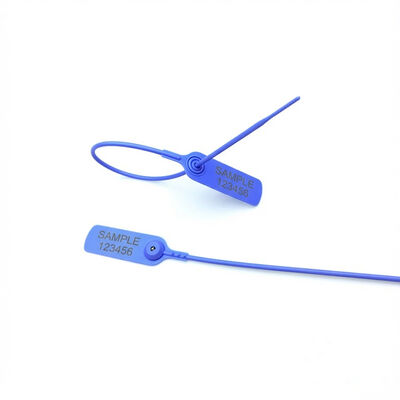 印刷レーザー/ホットスタンプ 400mm 調整可能な金属挿入付きプラスチックロックストライプシール