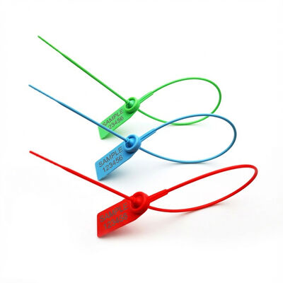 自動ロック可能なプラスチックシール 操作防止トレーラータグ付け 作業長さ300mm