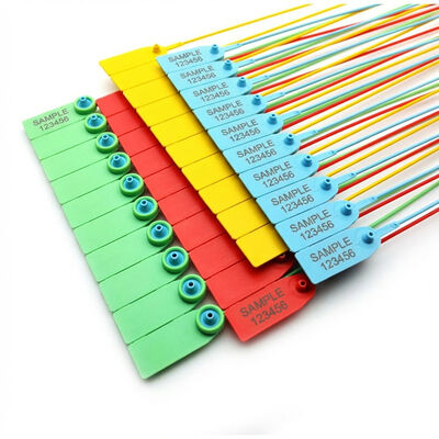 自動ロック可能なプラスチックシール 操作防止トレーラータグ付け 作業長さ300mm