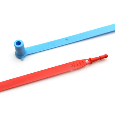 固定長さ200mm オレンジ色プラスチックリング 貨物用安全コンテナ トラックシール