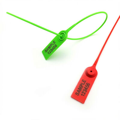 US-PS200C / US-PS350C シリーズ 450mm 引く 緊密ロック レーザー プリント プラスチック トラック セキュリティ シール