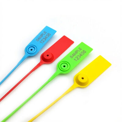 US-PS200C / US-PS350C シリーズ 450mm 引く 緊密ロック レーザー プリント プラスチック トラック セキュリティ シール