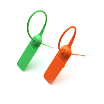 200mm 押す 密着型プラスチックシール セキュリティ タグ ホワイト インディケティブ レーザー/ホット スタンプ 印刷